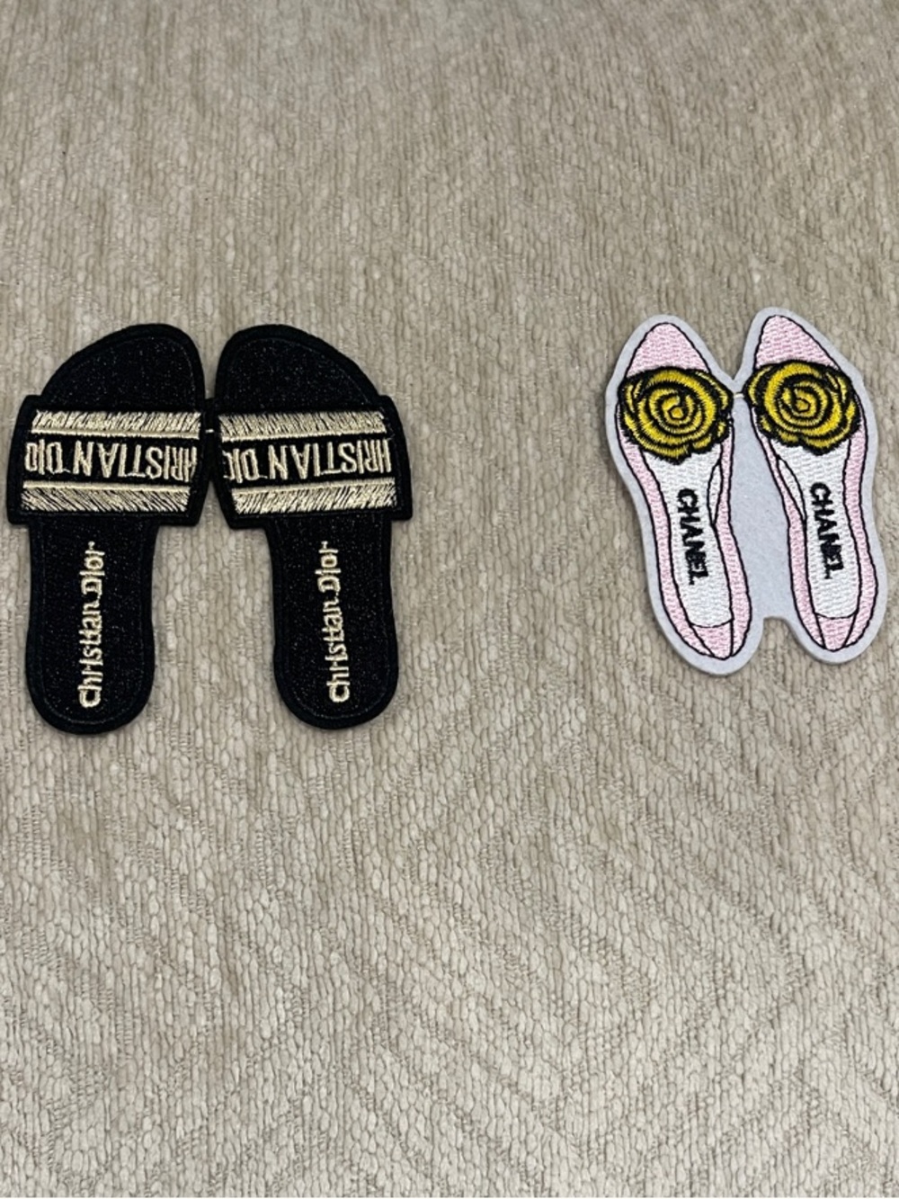 Custom Small Iron on Patches Shoes